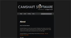 Desktop Screenshot of camshaftsoftware.com