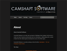 Tablet Screenshot of camshaftsoftware.com